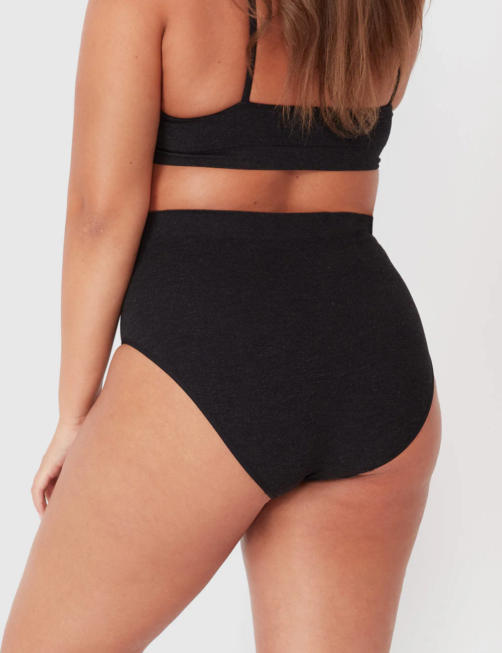 Bamboo Basics Full Brief - Charcoal Marl - Image 3
