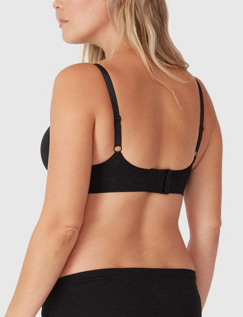Bamboo Maternity Crop - Charcoal Marl - Image 3