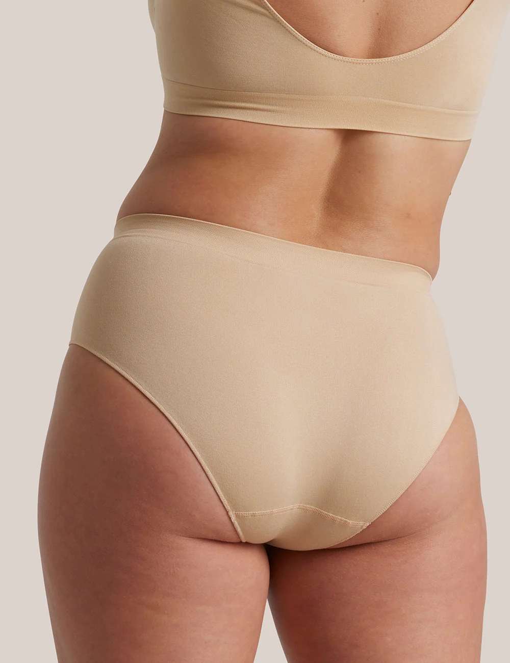 Bare Essentials Midi Brief - Rose Beige - Image 3