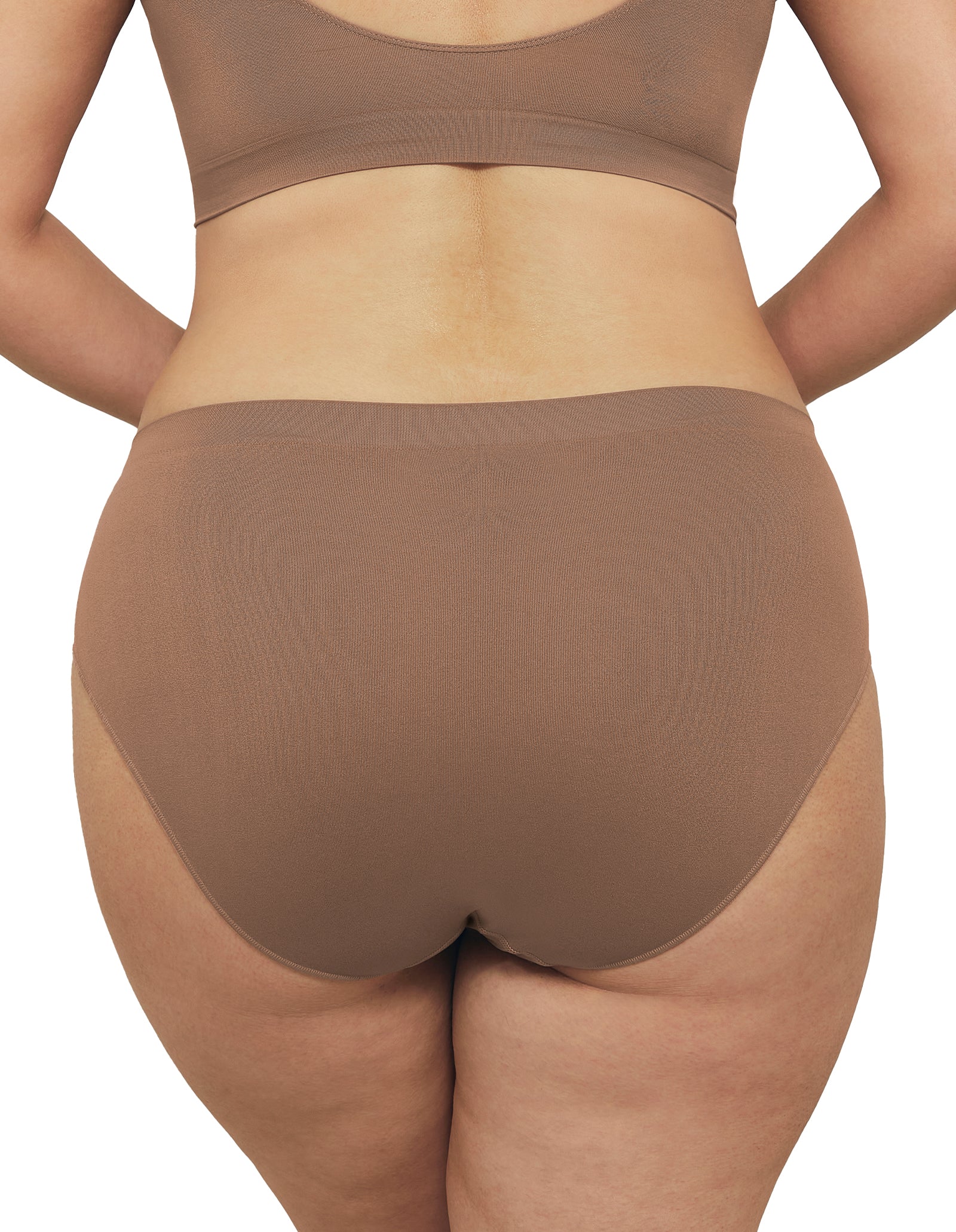 Bare Essentials Hi Cut Brief - Almond - Image 3