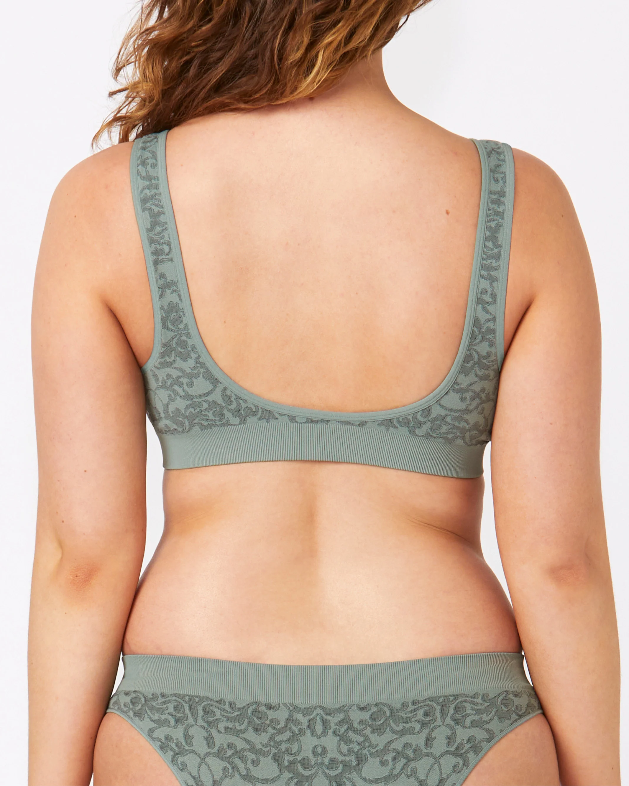 Bare Essentials Lace Bralette - Lagoon - Image 3