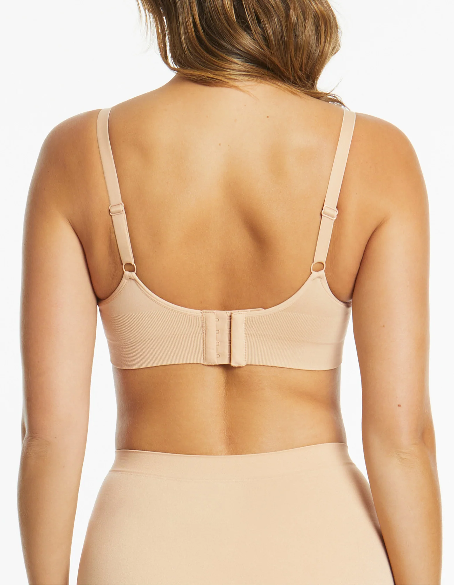 Bare Essentials Mesh Support Wirefree Bra - Rose Beige - Image 3