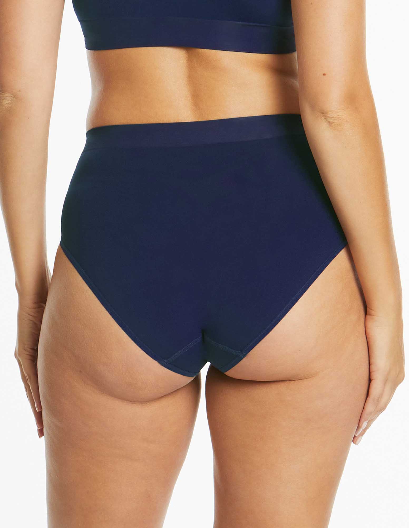 Bondi Bare Hi Cut Brief - Dusk Blue - Image 3