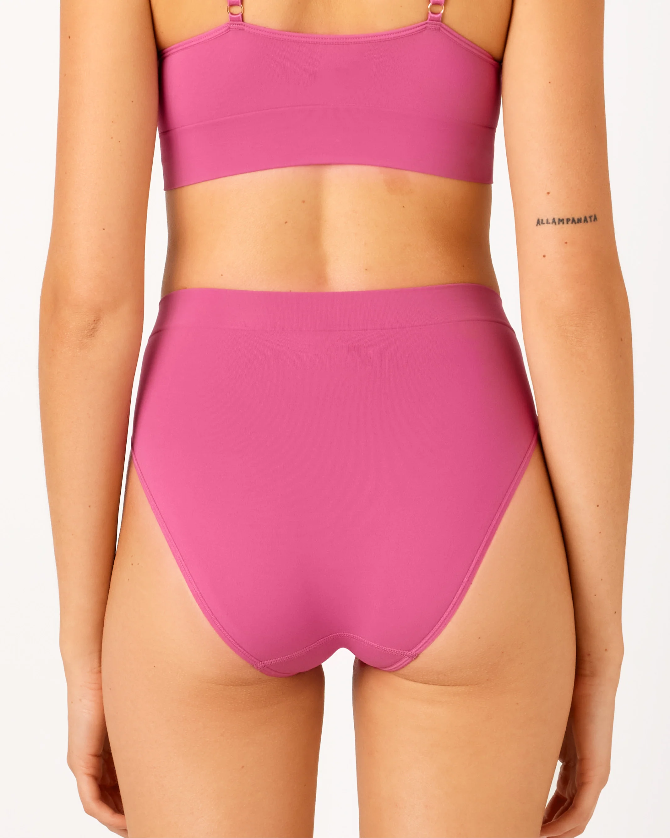 Bondi Bare Hi Cut Brief - Raspberry - Image 3