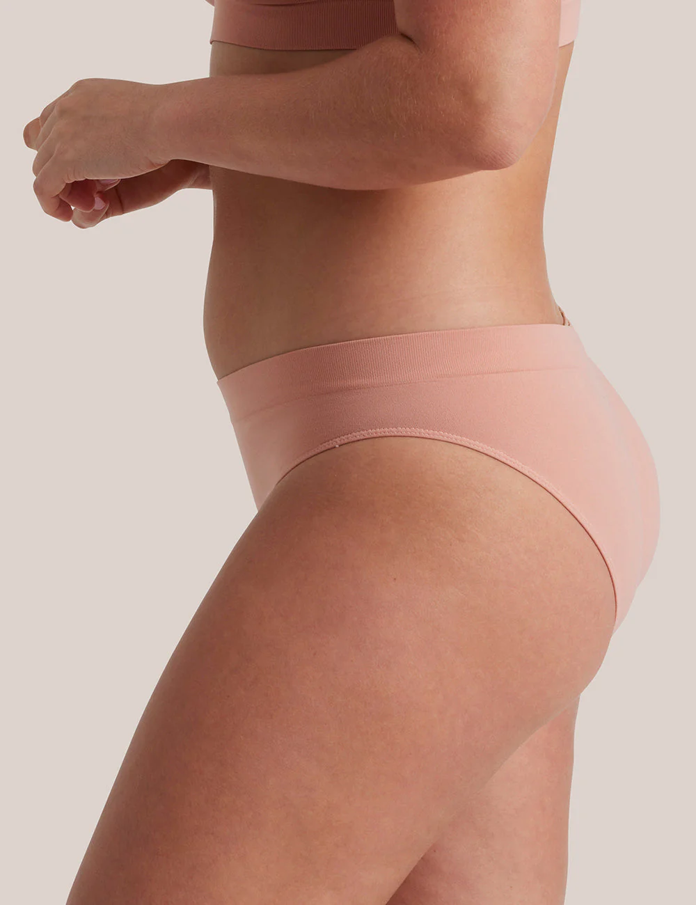 Core Restore Bikini Brief - Dusty Blush - Image 3