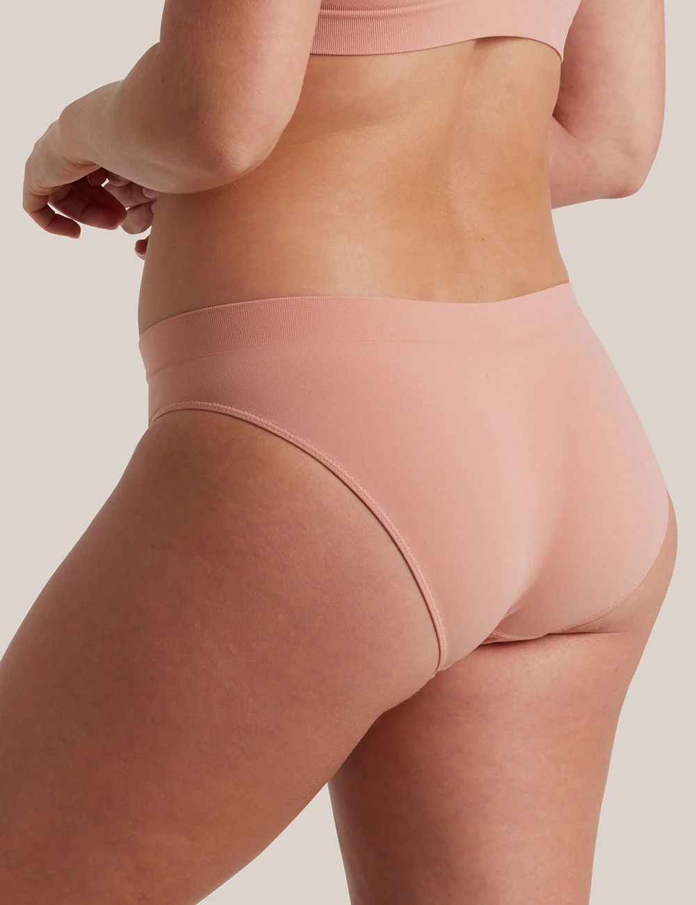 Core Restore Bikini Brief - Dusty Blush - Image 4