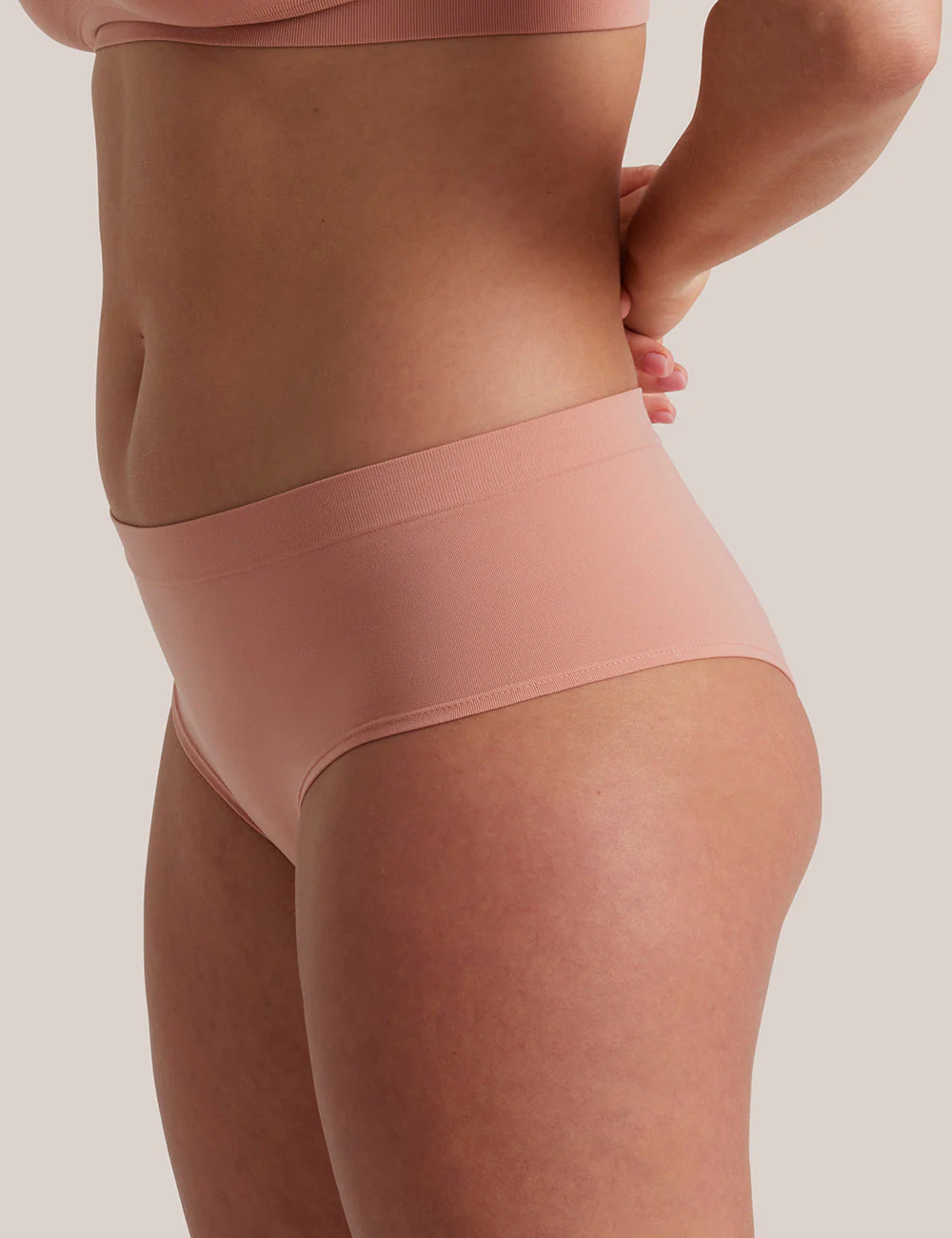 Core Restore Boyleg Brief - Dusty Blush - Image 3