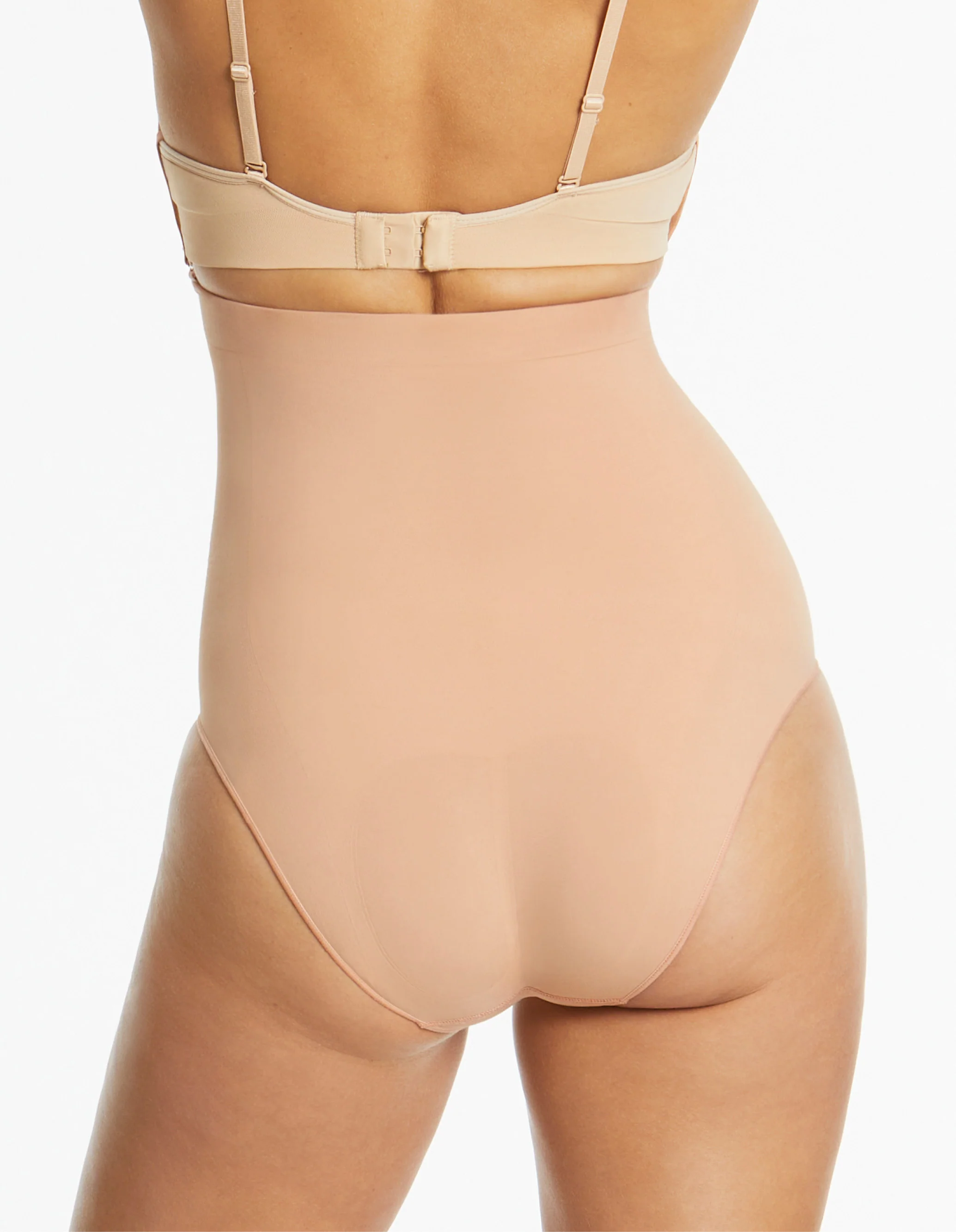 Killer Curves Hi Waisted Hi Cut Shaping Brief - Toffee - Image 3