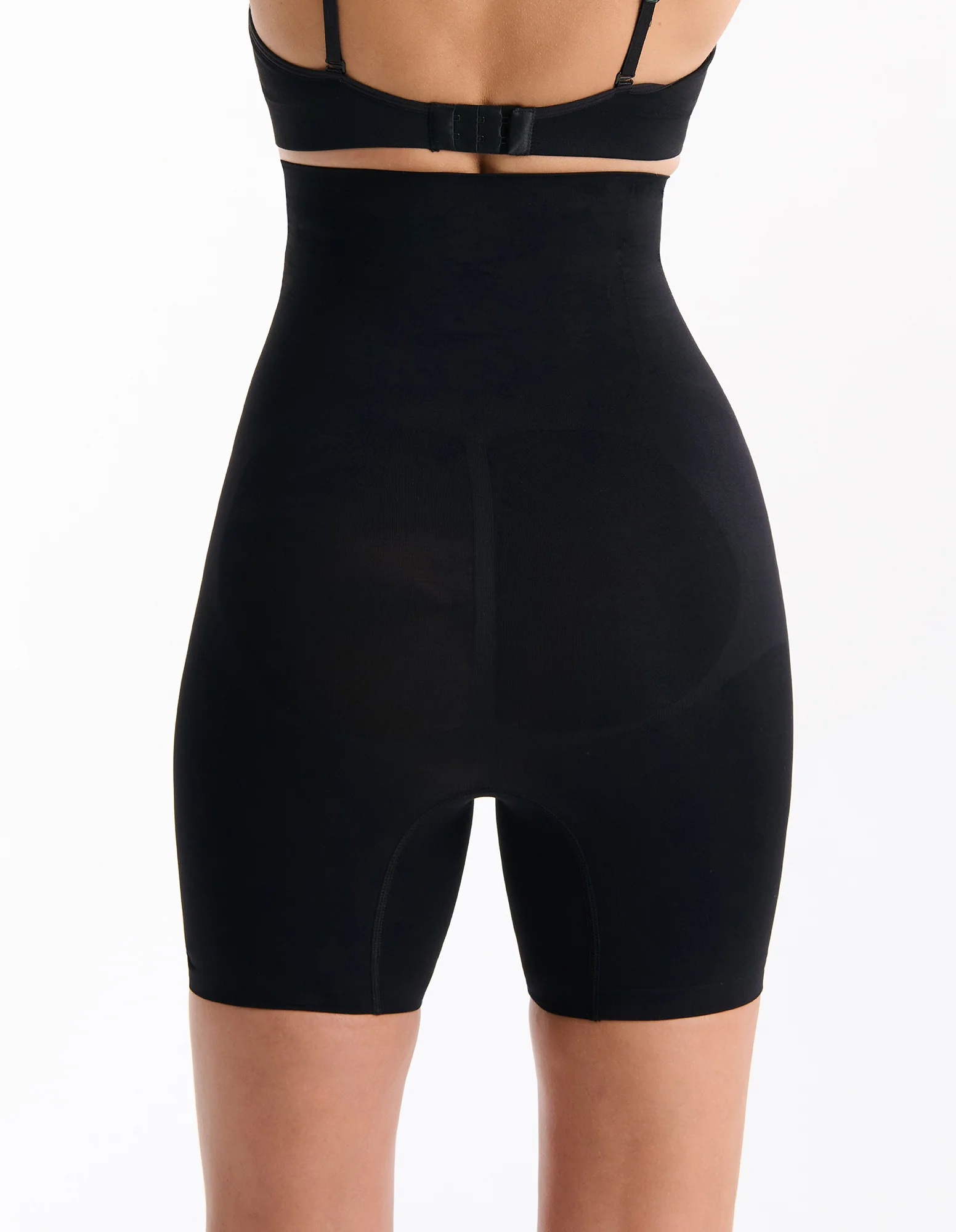 Killer Curves Hi Waisted Shaping Short - Black - Image 3