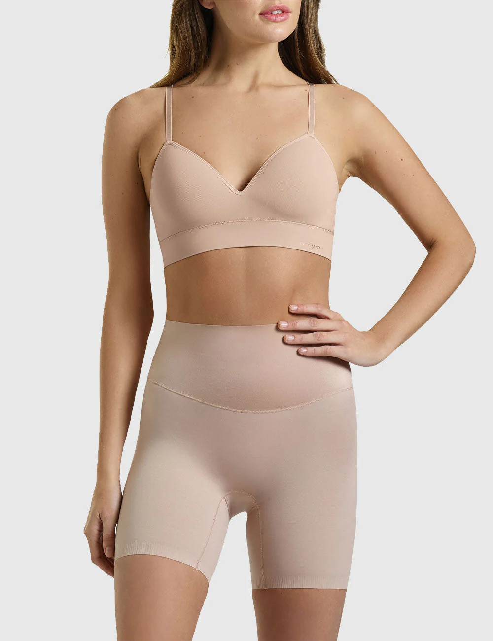 Micro Grip Short - Rose Beige - Image 3