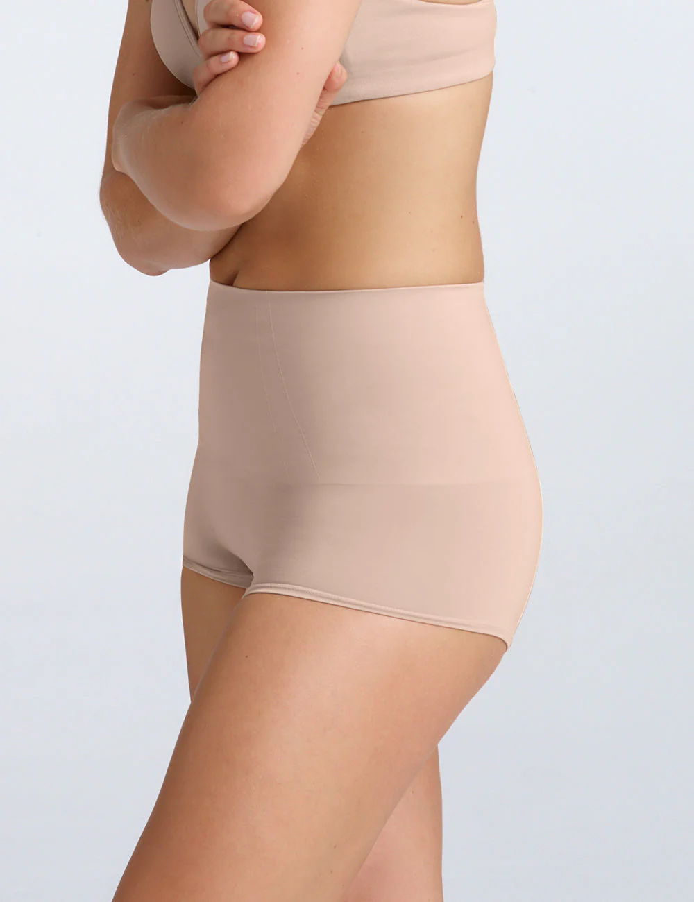 Powerlite Boyleg Short - Rose Beige - Image 3