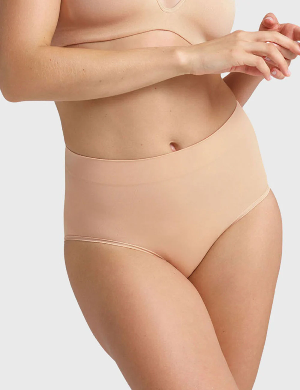Powerlite Full Brief - Rose Beige - Image 3