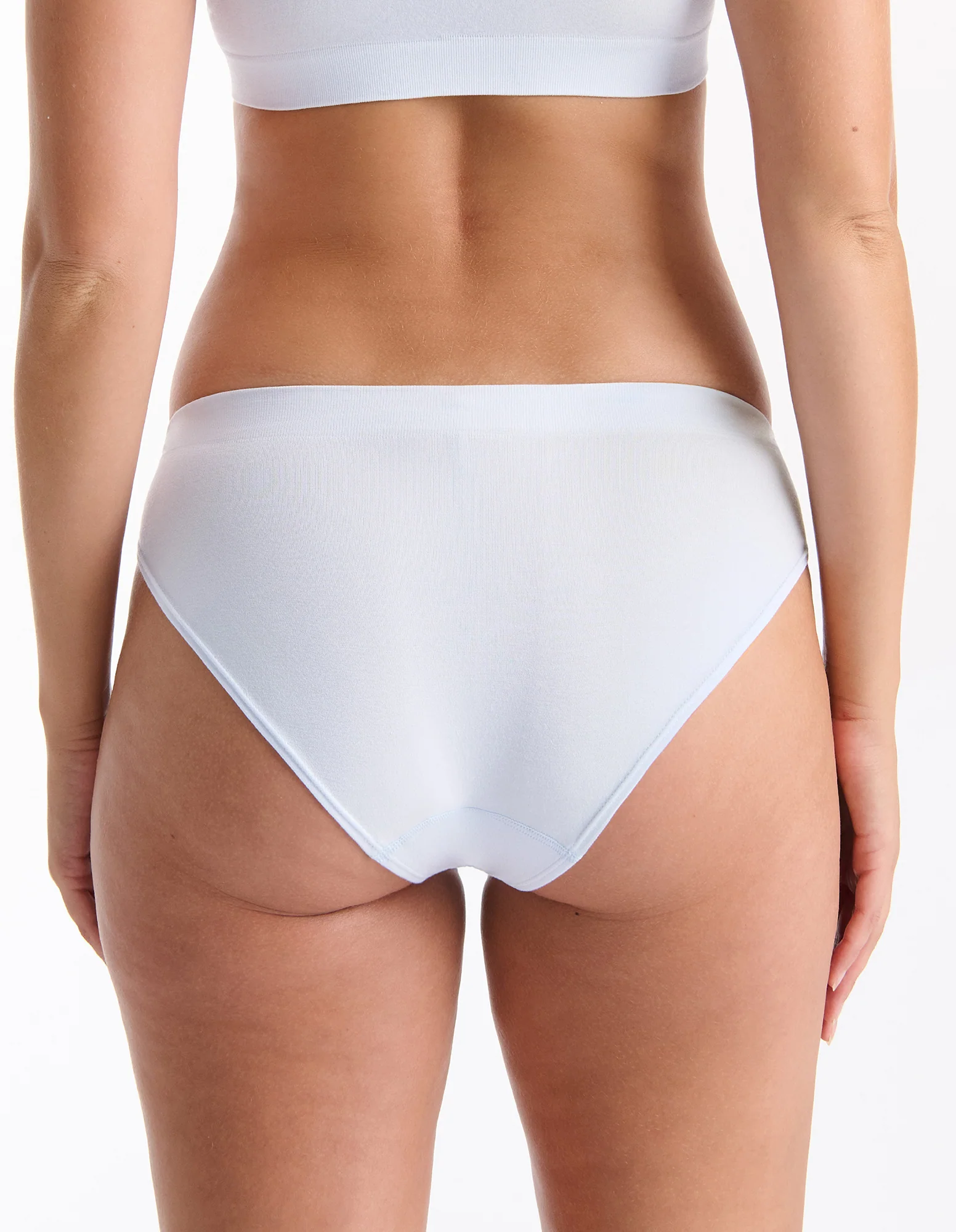 Pure Basics Modal Bikini Brief 2 Pack - Aura Blue - Image 3