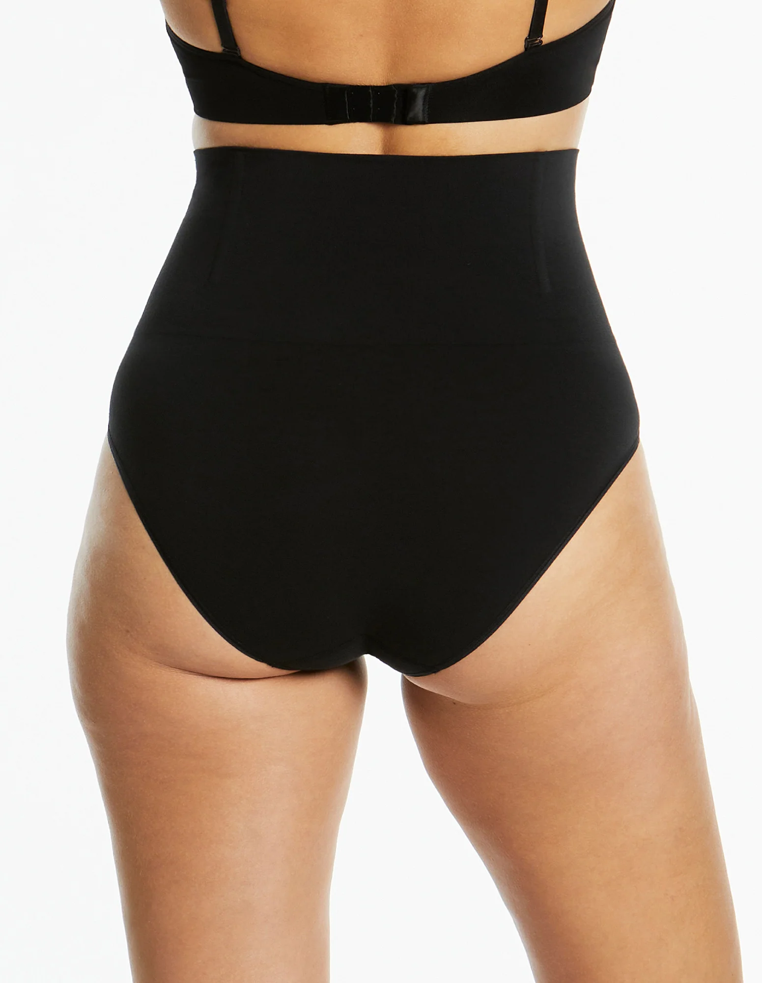 Soft Fusion Hi Waisted Shaping Brief - Black - Image 3